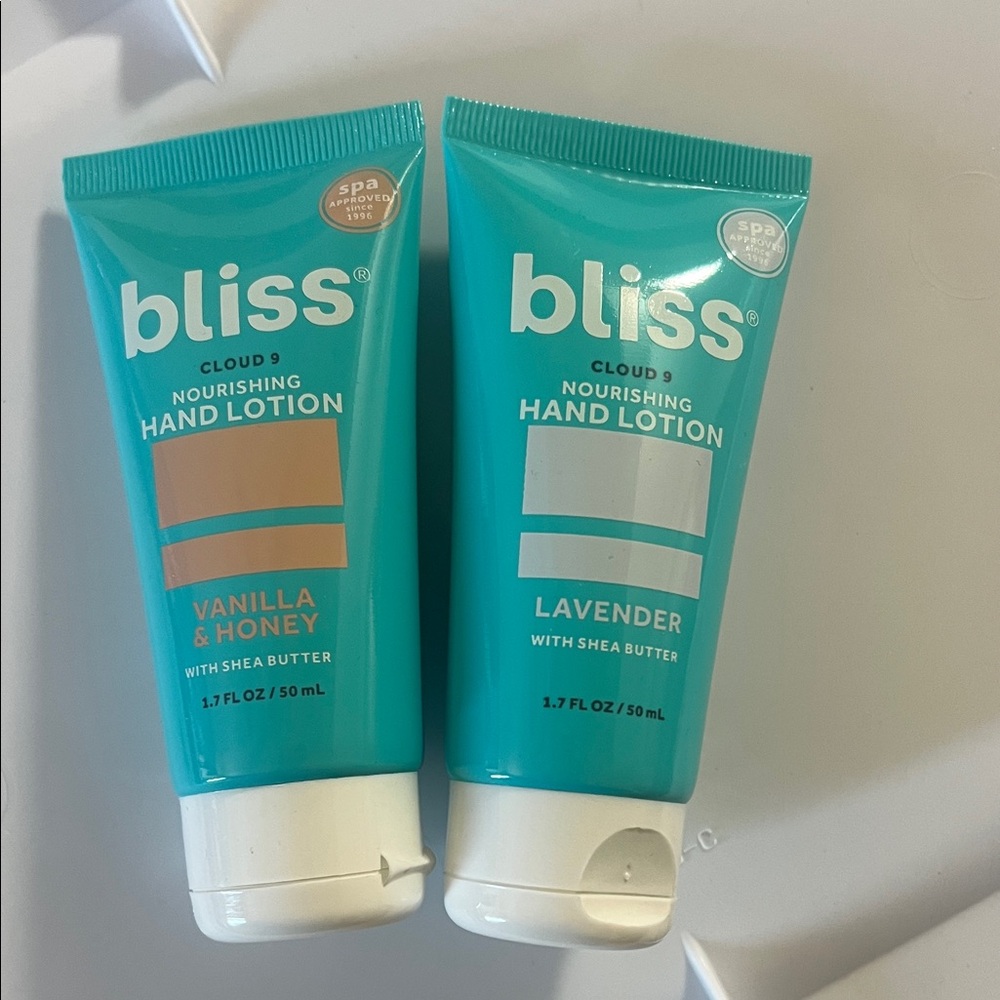 Bliss Nourishing Hand Lotion Duo - Teal Packaging